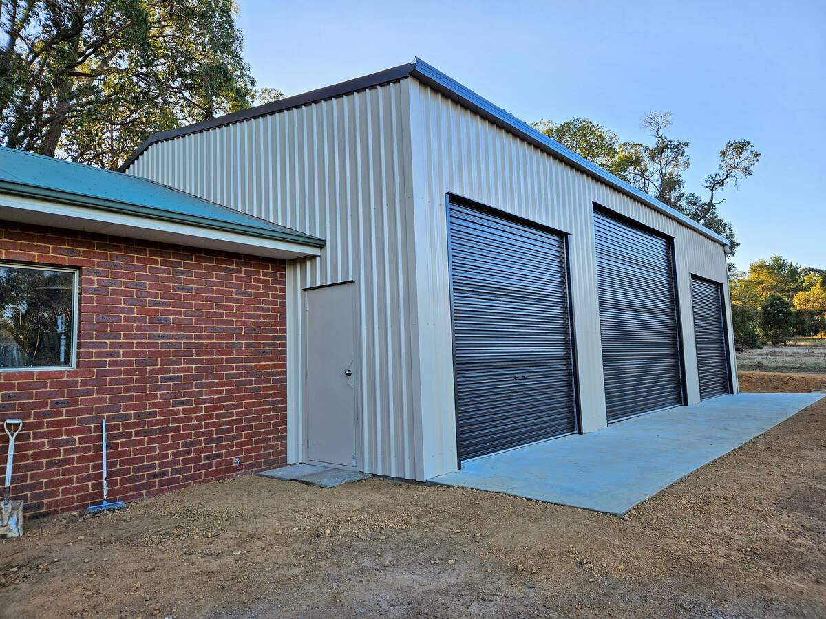 Steel shed project in Mount Helena — local shed builder Helena Valley