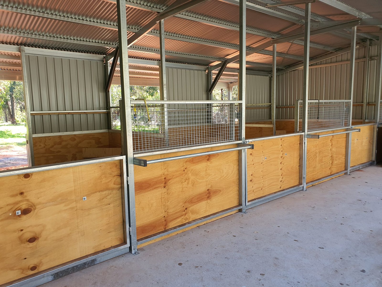 Custom stables in Mundaring WA — completed
