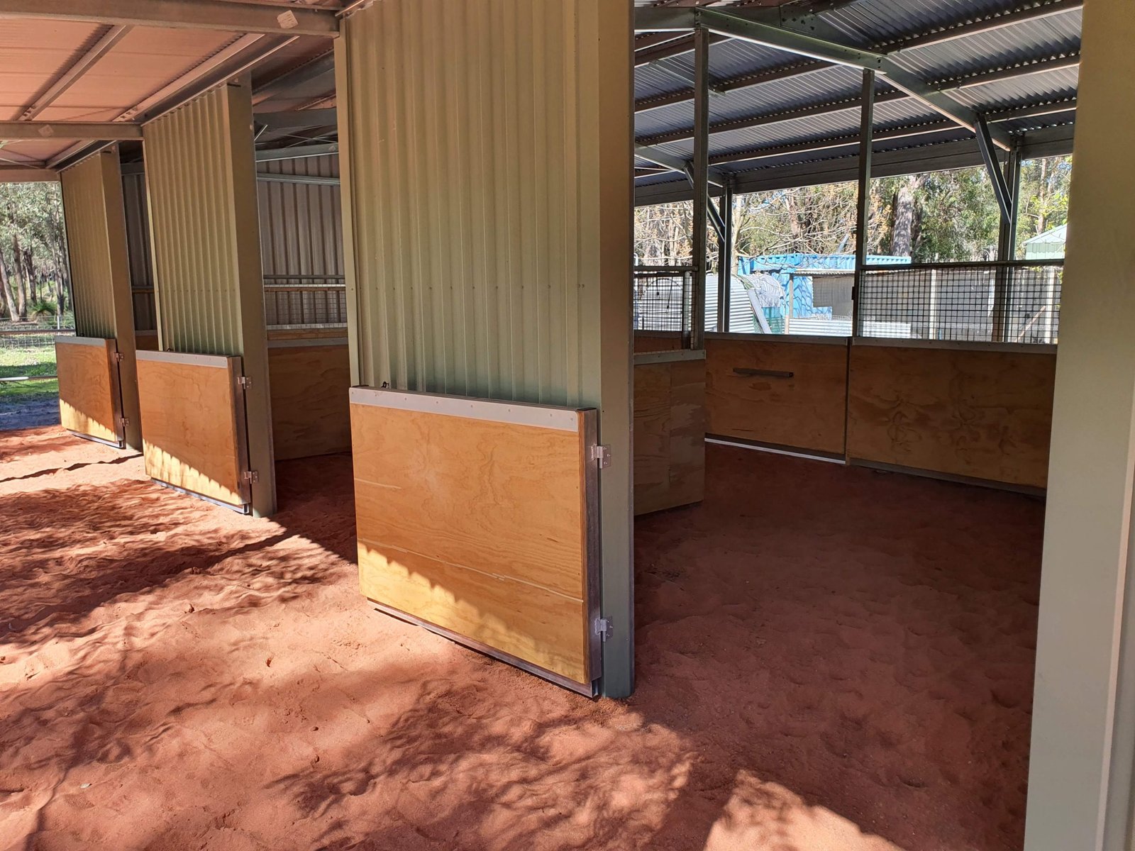 Horse stables built in Mundaring — shed builder Mundaring equestrian structures