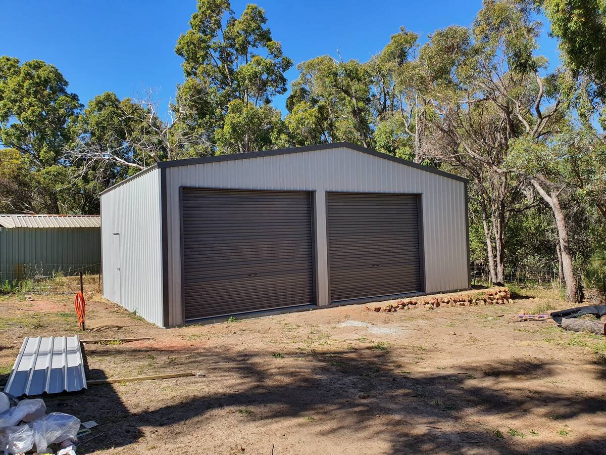 Custom steel shed in Mundaring — shed builder Mundaring
