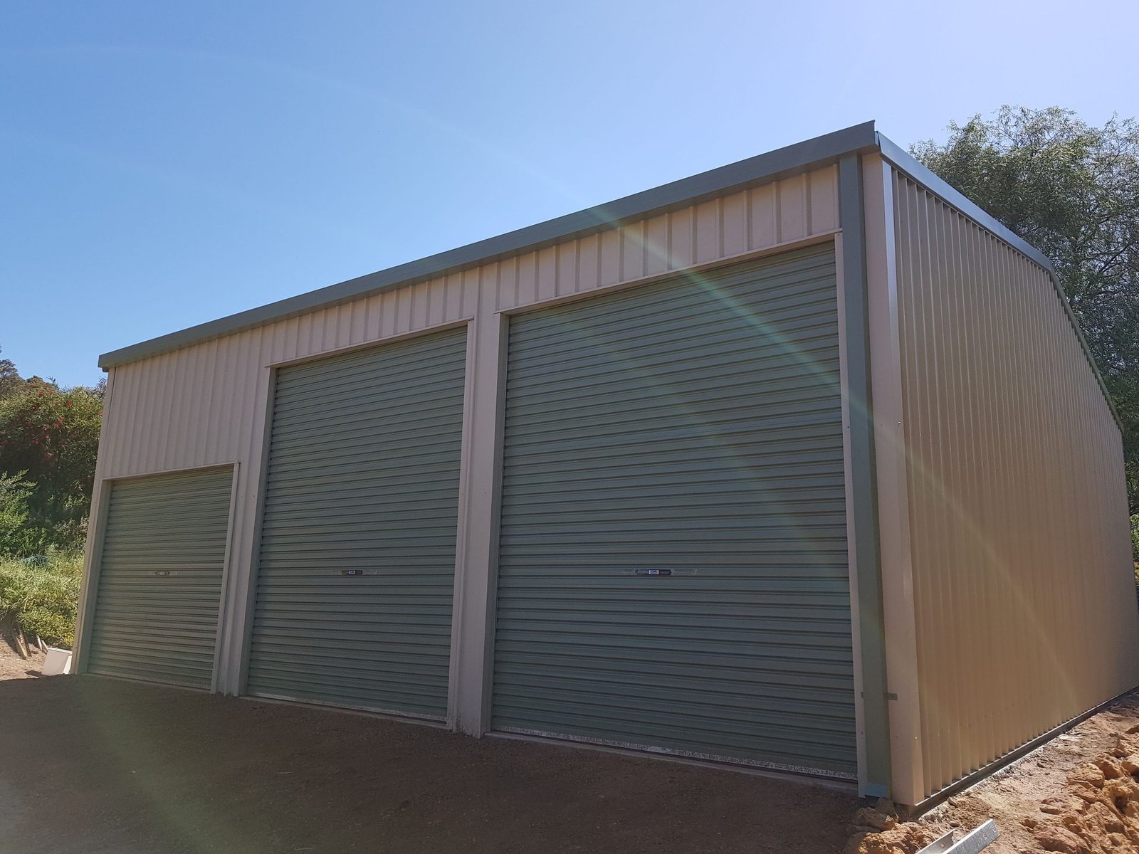 Gable patio on residential property — patio builder Swan Valley